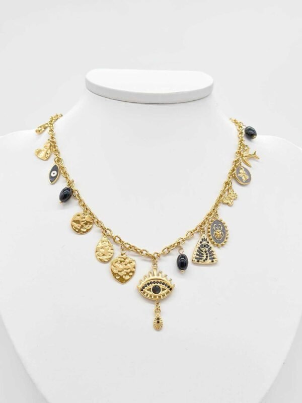 Collar charms negro COLLAR CHARMS